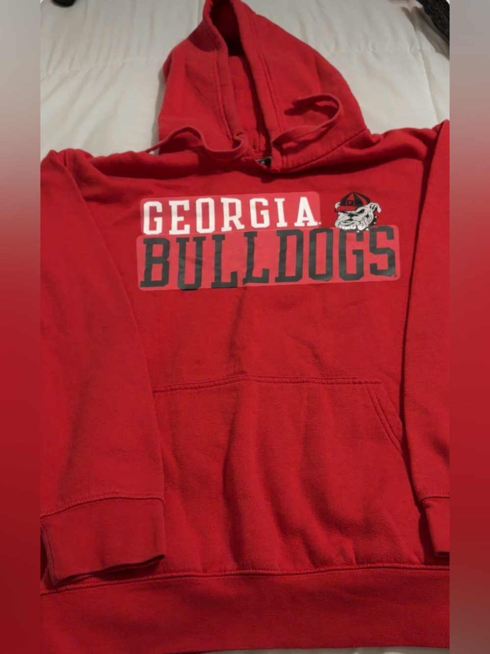 Russell Athletic Red Georgia Bulldogs Pullover Crewneck